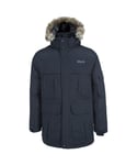 Trespass Mens Highland Waterproof Parka Jacket (Black) - Size Medium