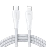 Joyroom USB C - Lightning 20W Surpass Series-kabel för snabb laddning och dataöverföring 3 m vit (S-CL020A11)
