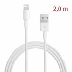 Câble Lightning 2m charge et synchro rapide (2.4 A) OEM 100% apparence & structure interne chargeur Apple pour iPhone 5 6 7 &