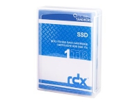 Overland-Tandberg 8877-RDX, RDX-kassett, RDX, 1 TB, FAT32, NTFS, exFAT, ext4, Sort, 1500000 timer
