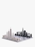 Skyline Chess New York City versus London Marble Board Chess Set