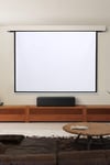 84" Manual Wall/Ceiling Mounted Projector Screen