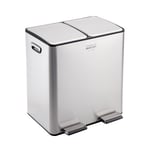 40L Double Compartment Kitchen Bin