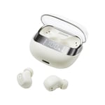 Joyroom Earbuds Trådløse hovedtelefoner med skærm, Bluetooth 5,3 - Hvid