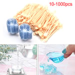1000pcs 40ml Plastic Disposable Cups Spoon Diy Epoxy Resin Jewel B
