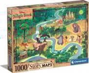 Pussel 1000 Element Story Maps Djungelboken
