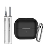 Silikonfodral för Samsung Galaxy Buds3/Buds3 Pro Svart