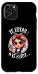 Coque pour iPhone 11 Pro Te estas! o te estoy-Spanish Chancla- Sarcastic espagnol Mom