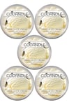 Codandle Wax Melts x 5 | Vanilla Ice Cream | 5 Vegan Natural Soy Scented Wax Melts Bundle, 150+ Total Hours Burn Time & Made in UK