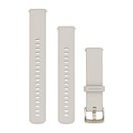 Garmin Venu 3S Silikonband (18mm) - Ivory/Guld