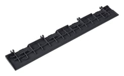 PELA Kantlist till garagegolv 38x38 cm, grafitgrå, 10-pack