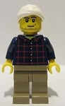 CUITY LEGO Minifigure Pateinet w Head Bandage cty1290 Rare Collectable Minifig