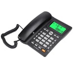 Wendry Home Corded Telephone, Landline Phones, KX-T880C Caller ID Display Landline Telephone No Battery, With Mute Function Suitable for Home Office(black)