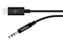 Belkin RockStar Cable Jack 3,5 mm avec Connecteur USB C - 1,80 m