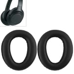 Kuulokkeiden korvatyynyt, vaihto, 1 pari, Sony MDR-1000X / WH-1000XM3 - musta