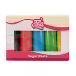 FunCakes Sockerpasta Multipack Grundfärger, 500 g -
