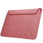 DPOB MacBook Sleeve 13" Ultra Thin Waterproof and Shockproof Magnetic Case for MacBook Pro 13" (2016-2020) / MacBook Air 13" (2018-2020) (Pink)