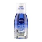 NIVEA Double Effective Eye Make-up Remover Pack of 4 (4 x 125ml) Powerful Fac...