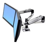 Ergotron LX Dual Side-by-Side Arm, mounting kit, for 2 LCD displays