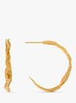 Deborah Blyth Wave Demi Hoop Earrings, Gold