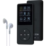 Bärbar Mp3-musikspelare 70 timmars musikuppspelning Hi-fi Mp3-spelare