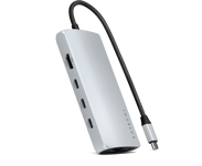 Satechi USB-C Multiport Adapter 8K med Ethernet Silver