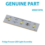 Genuine Hoover Fridge Freezer LED Light Circuit Plate Assembly 49031078