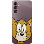 ERT GROUP mobile phone case for Samsung A14 4G/5G original and officially Licensed Tom & Jerry pattern Jerry 002 optimally adapted to the shape of the mobile phone, partially transparent