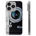 MTP Products iPhone 14 Pro TPU-deksel - Retro Kamera