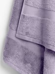 John Lewis Egyptian Cotton Towels Crocus Purple Bath Towel Pile: 100% cotton. Ground: cotton