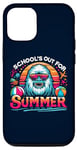 Coque pour iPhone 12/12 Pro Retro Schools Out For Summer Teacher Funny Yeti Bruh We Out