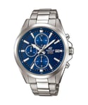 Casio Edifice Mens Silver Watch EFV-560D-2AVUEF Stainless Steel (archived) - One Size