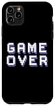 Coque pour iPhone 11 Pro Max Game Over Console PC Player Controller Jeux vidéo Ordinateur