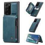 Caseme C20 Blixtlås Ficka Samsung Galaxy Note20 Ultra Skal... Blå