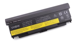 vhbw batterie compatible avec Lenovo ThinkPad W540 (20BHS0MD00), W540 (20BHS0ME00), W540 (20BHS0MF00) laptop (6600mAh, 11,1V, Li-Ion, noir)