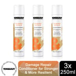 3 Pack of 250ml Toni & Guy Fibre Strengthening Conditioner for All types of Hair