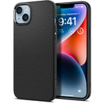 Spigen iPhone 14 (6.1) Liquid Air Case - Matte Black Slim - Form-Fitted - Lightweight - Premium Matt TPU Case - Easy Grip Design - ACS05037