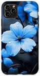 Coque pour iPhone 11 Pro Max Fleur bleue en plein air