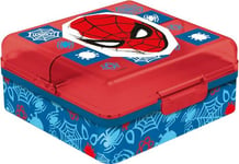 Tataway in viaggio si cresce Marvel Sandwich Box rouge pour enfants en plastique Spiderman avec plusieurs compartiments