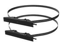 Peerless-AV CMAL - Monteringskomponent (stropper, 2 braketter) - for LCD-skjerm - svart - søyle
