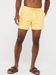 Lacoste Essentials Swim Shorts - Yellow, Yellow, Size S, Men
