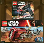 Lego 75099 Star Wars Reys Speeder & 75163 Age 7+ Brand NEW lego sealed~