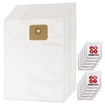 SMS Dust Bags x 10 for NILFISK Multi Wet & Dry 20 20T 30T Vacuum + Fresh