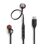 JBL Tune 310C USB-C Wired Hi-Res In-Ear Headphones - Black