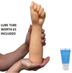 Ding Dong Realistic FIST 12 Inch Realistic HUGE Flesh Dildo Suction Cup Sex Toy