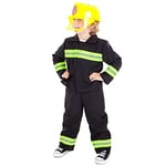 Pretend to Bee Déguisement d'officier de pompiers et de sauvetage pour enfants - Multicolore - 3 à 5 ans