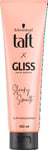 Taft x Gliss Crème lissante Sleeky Smooth (150 ml), crème coiffante pour cheveux lisses sans fer à lisser, avec protection supplémentaire contre le sèche-cheveux et les frisottis