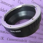 Lens Adapter Ring for Canon EF Lens to Sony FX30 a7C a7R a7S a7R V a7S II a6700