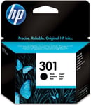 HP CH561EE 301 Original Ink Cartridge, Black, Pack of 1