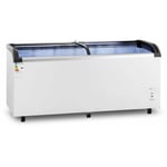 Grand congélateur coffre bahut horizontal professionnel (volume : 545 litres réfrigérant : r290, puissance : 252 watts, plage de température : -30 –